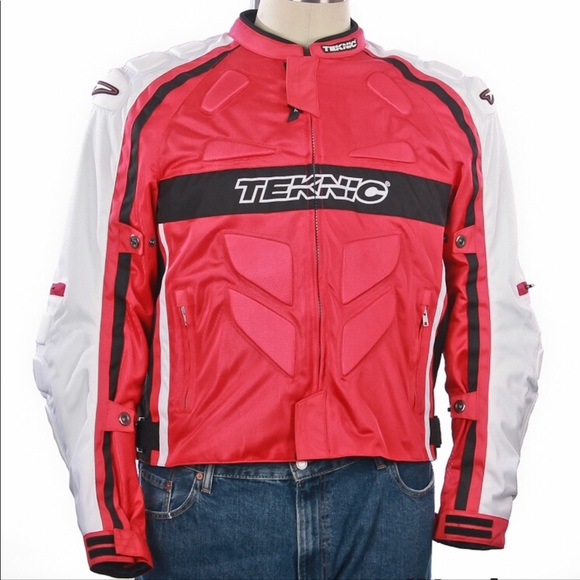 teknic leather motorcycle jacket